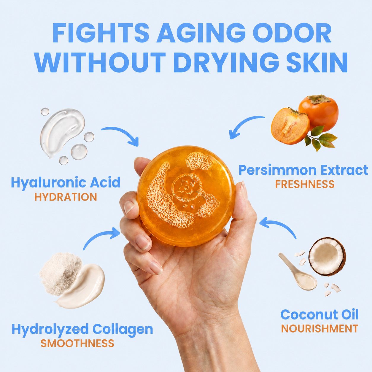 Japanese Deodorizing Persimmon Soap